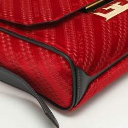 Givenchy Red Velvet Mini Eden Shoulder Bag