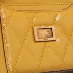 Givenchy Yellow Leather GV3 Crossbody Bag