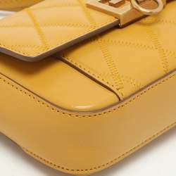 Givenchy Yellow Leather GV3 Crossbody Bag