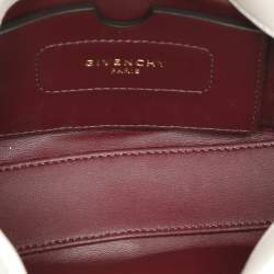 Givenchy White Leather Mini Eden Top Handle Bag