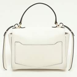 Givenchy White Leather Mini Eden Top Handle Bag