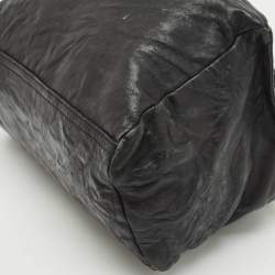 Givenchy Black Crinkled Leather Small Pandora Shoulder Bag