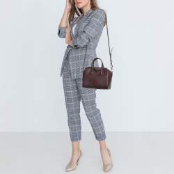 Givenchy Purple Leather Mini Antigona Satchel