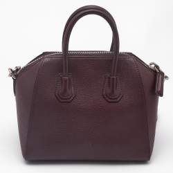 Givenchy Purple Leather Mini Antigona Satchel