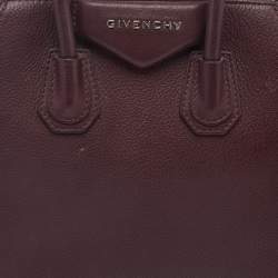 Givenchy Purple Leather Mini Antigona Satchel