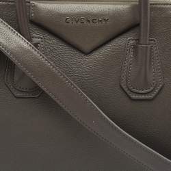 Givenchy Grey Leather Small Antigona Satchel
