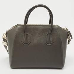 Givenchy Grey Leather Small Antigona Satchel