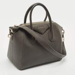 Givenchy Grey Leather Small Antigona Satchel