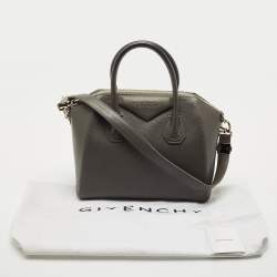 Givenchy Grey Leather Small Antigona Satchel