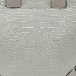 Givenchy Grey Croc and Lizard Embossed Leather Medium Easy Tote