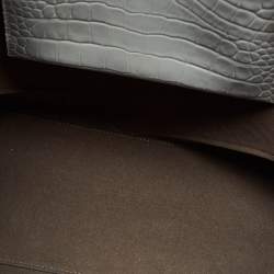 Givenchy Grey Croc and Lizard Embossed Leather Medium Easy Tote