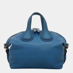 Givenchy Blue Leather Nightingale Small Bag