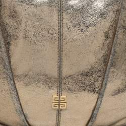 Givenchy Gold Crinkled Leather Hobo