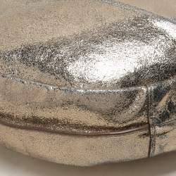 Givenchy Gold Crinkled Leather Hobo