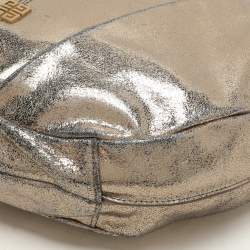 Givenchy Gold Crinkled Leather Hobo