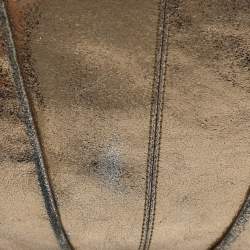 Givenchy Gold Crinkled Leather Hobo