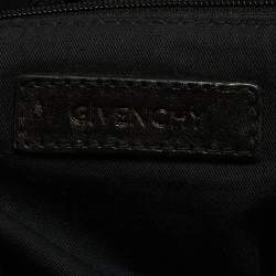 Givenchy Black Leather Multi Zip Satchel