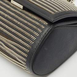 Givenchy Black Leather Micro Chain Pandora Box Bag