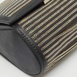 Givenchy Black Leather Micro Chain Pandora Box Bag