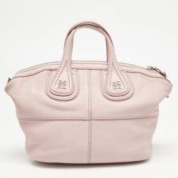 Givenchy Pink Leather Micro Nightingale Satchel