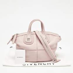 Givenchy Pink Leather Micro Nightingale Satchel