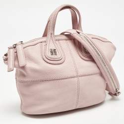 Givenchy Pink Leather Micro Nightingale Satchel