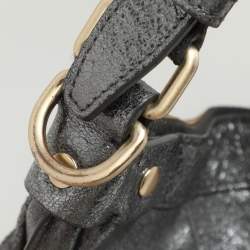 Givenchy Metalic Grey Leather Hobo