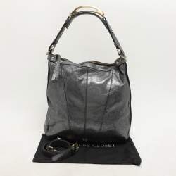 Givenchy Metalic Grey Leather Hobo