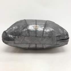 Givenchy Metalic Grey Leather Hobo