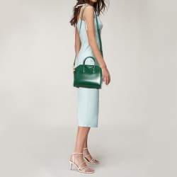 Givenchy Green Leather Mini Antigona Satchel