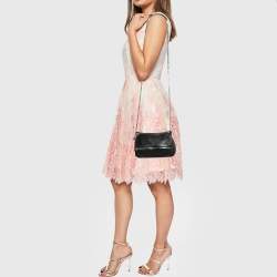 Givenchy Black Leather Mini Pandora Chain Shoulder Bag