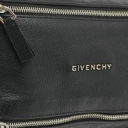 Givenchy Black Leather Mini Pandora Chain Shoulder Bag
