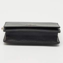 Givenchy Black Leather Pandora Wallet On Chain