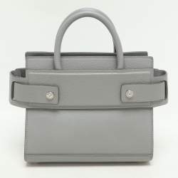Givenchy Grey Leather Mini Horizon Top Handle Bag 