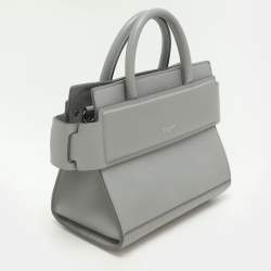 Givenchy Grey Leather Mini Horizon Top Handle Bag 