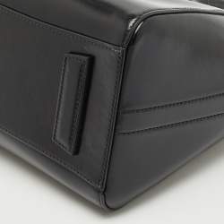 Givenchy Black Glossy Leather Small Antigona Satchel