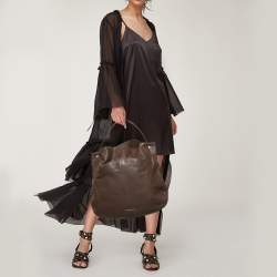 Givenchy Brown Leather Hobo