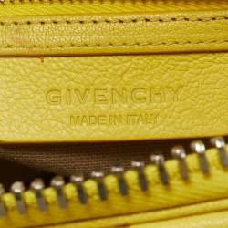 Pre Owned Givenchy Yellow Leather Mini Antigona Satchel