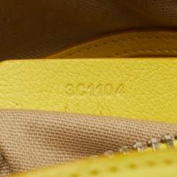 Pre Owned Givenchy Yellow Leather Mini Antigona Satchel