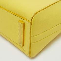 Pre Owned Givenchy Yellow Leather Mini Antigona Satchel