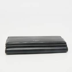 Givenchy Black Leather Horizon Continental Wallet