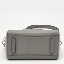 Givenchy Grey Leather Mini Antigona Satchel
