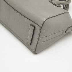 Givenchy Grey Leather Mini Antigona Satchel