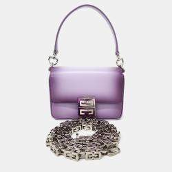 Givenchy Purple Leather 4G Chain Small Bag