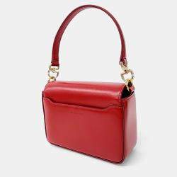 Givenchy Red Leather 4G Chain Small Bag