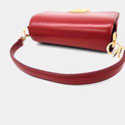 Givenchy Red Leather 4G Chain Small Bag