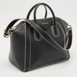 Givenchy Black Leather Medium Antigona Satchel