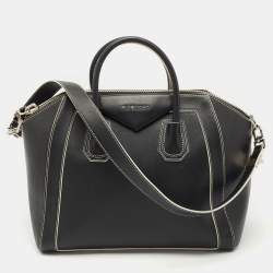 Givenchy Black Leather Medium Antigona Satchel