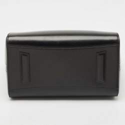 Givenchy Black Glossy Leather Small Antigona Satchel