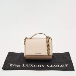 Givenchy Light Pink Leather Pandora Box Bag